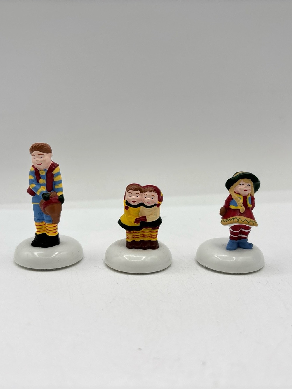 Department 56 1999 Vintage HVC North Pole Series Photo With Santa Set Of 3 56444